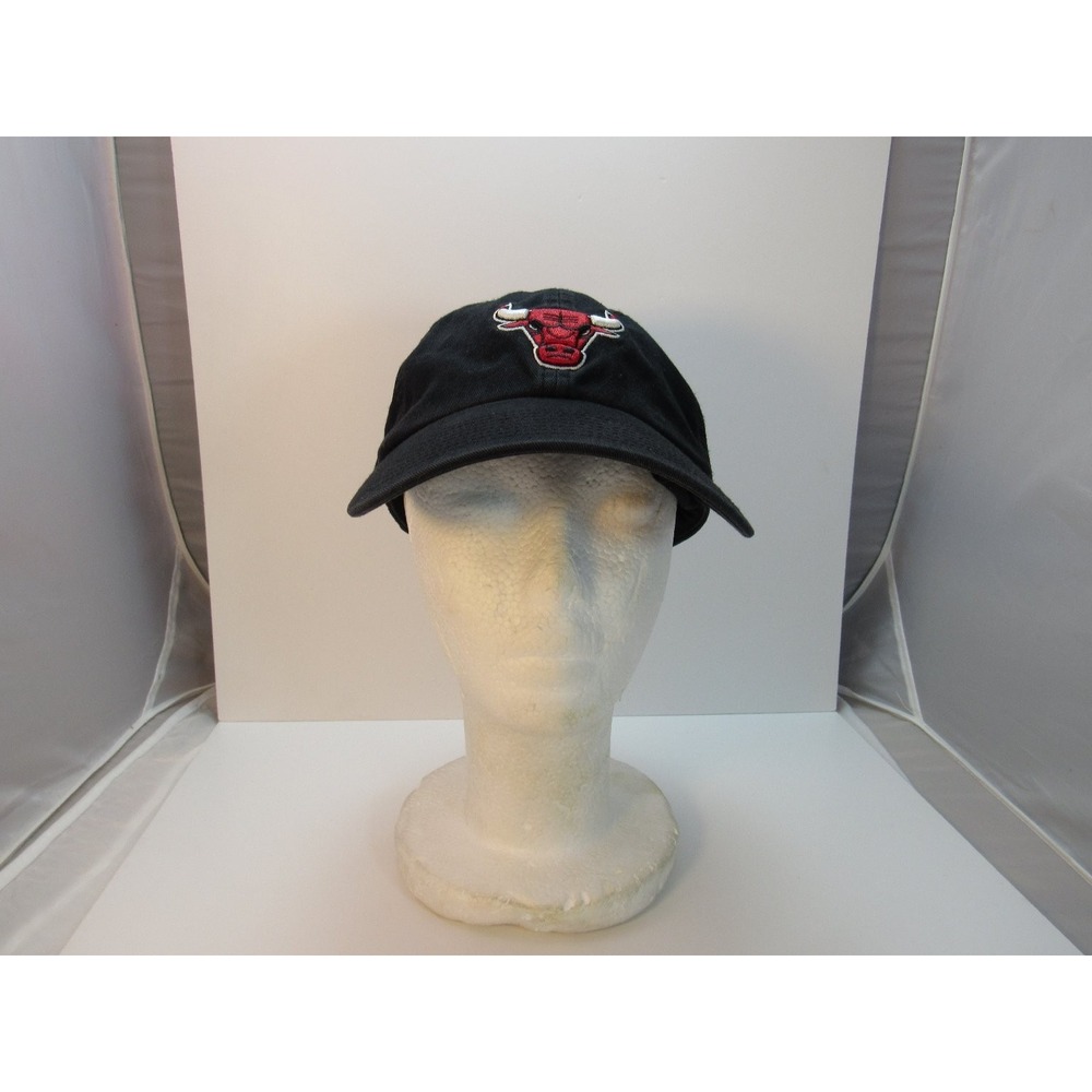 Chicago Bulls Hat 47 Brand Men's OSFA Black NBA Logo Adjustable
